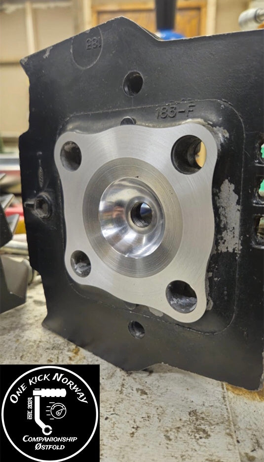 Sylindertopp 110-125cc + dreiing One Kick Norway