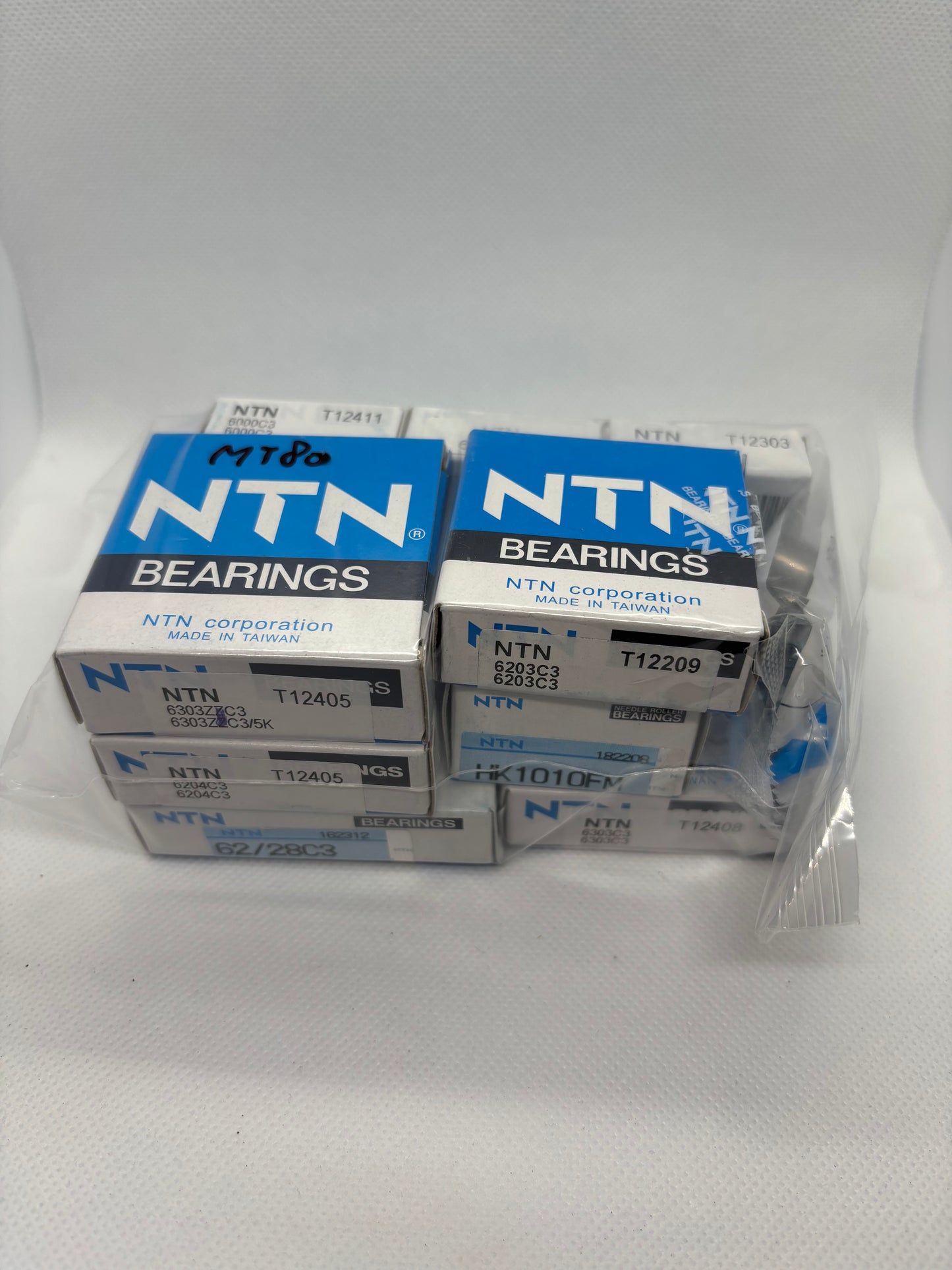 Kulelagersett motor 10stk MT MB 80