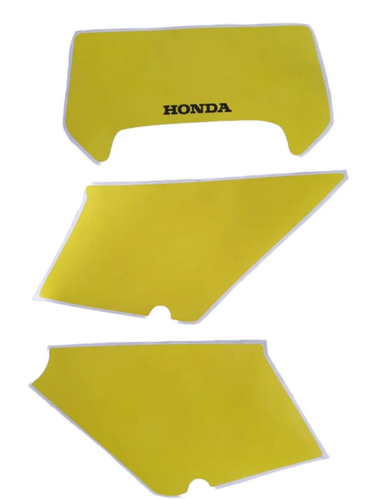 Dekalsett kåper MT gul/svart