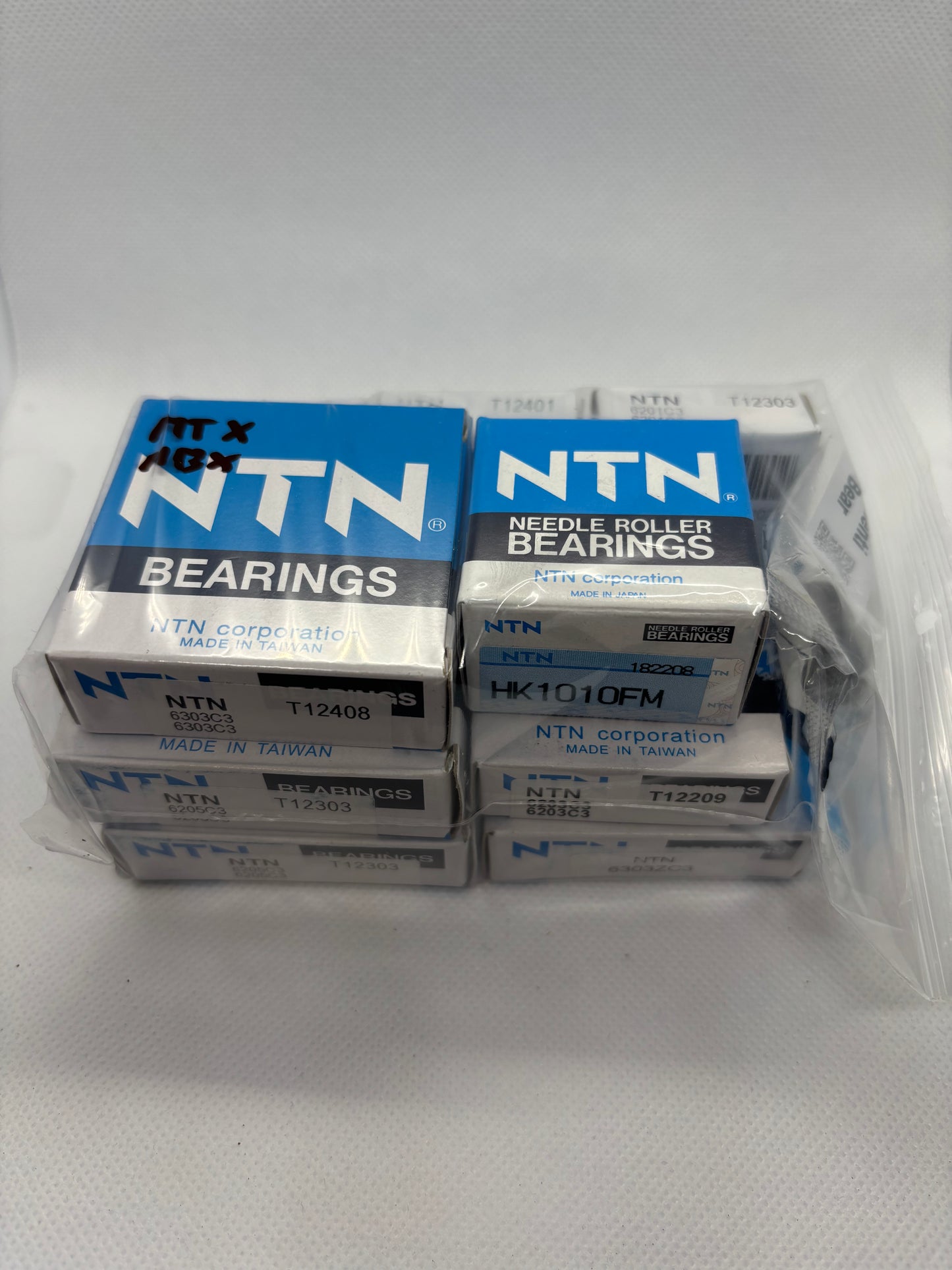 Kulelagersett motor 10stk MTX